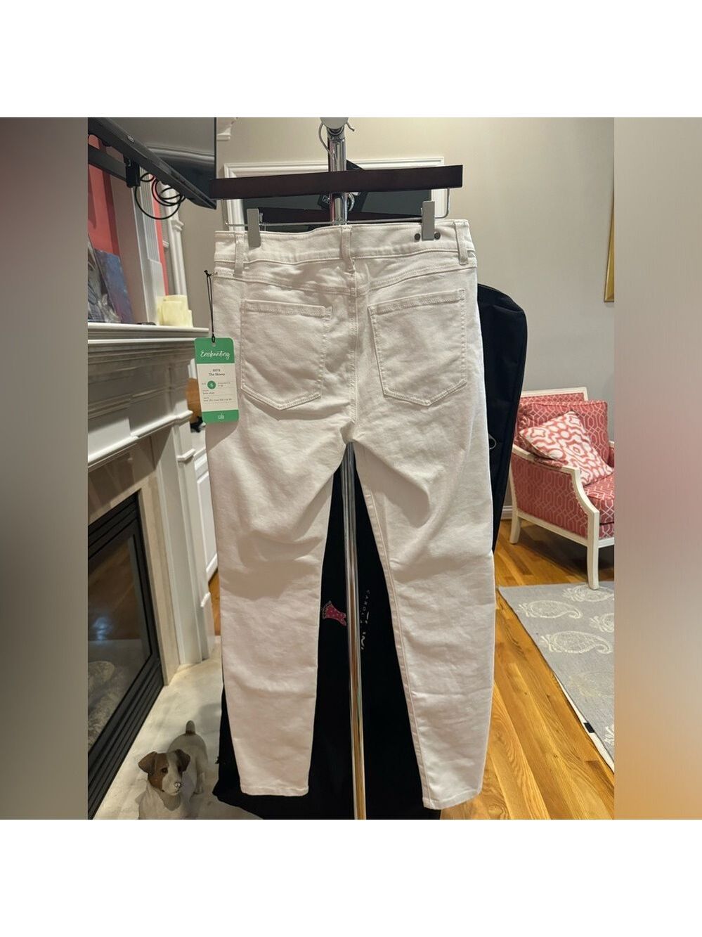 Cabi - Skinny White Jeans - Sz 6 - LIKE NEW - Picture 1 of 5